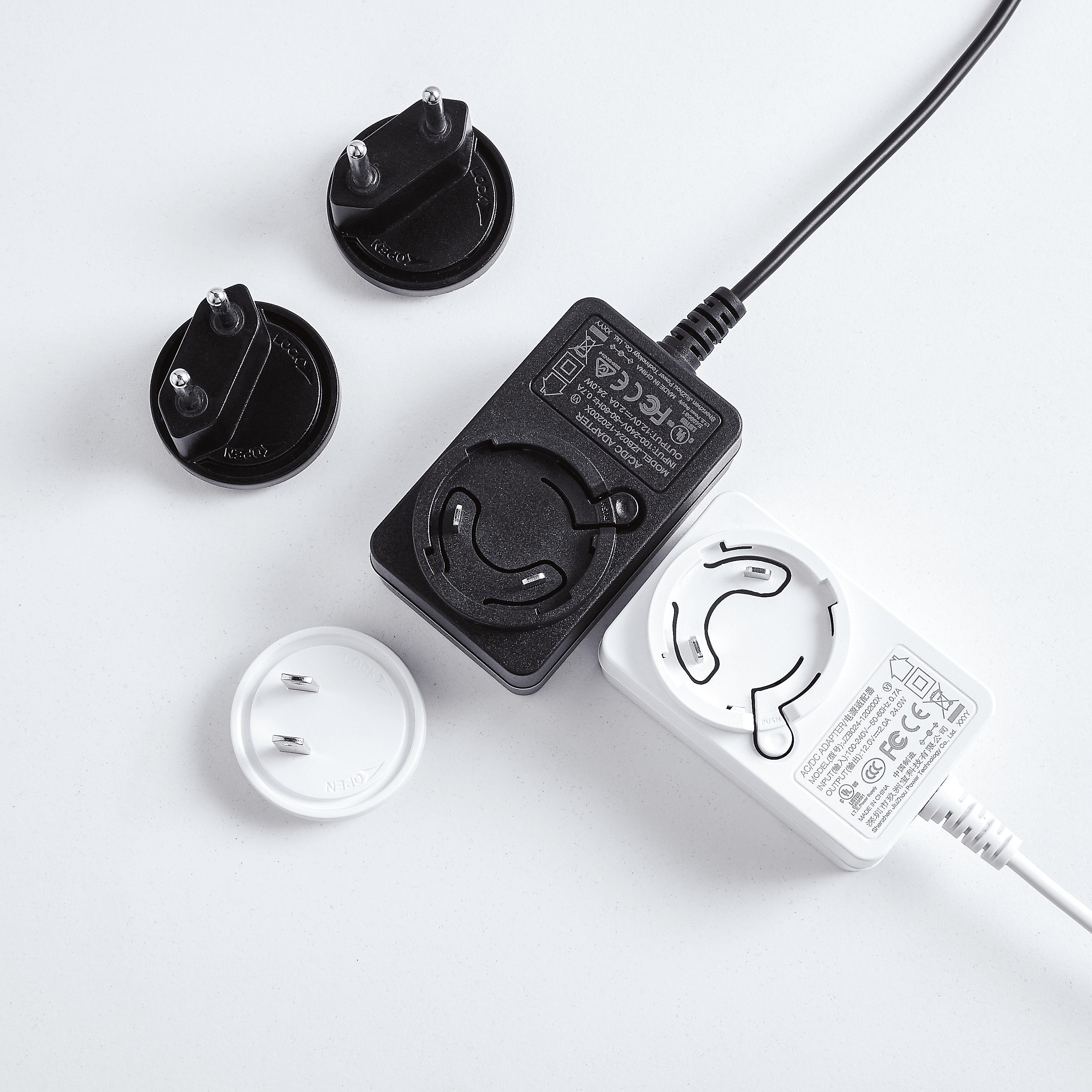 12v2a轉(zhuǎn)換頭電源適配器多國認(rèn)證廠家jiuzhou power制造 